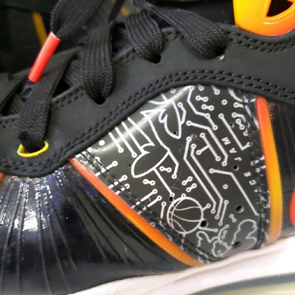 Nike Lebron VIII QS "Space Jam A New Legacy" Men's Shoes Black-White-Multi-color - Picture 6 of 16